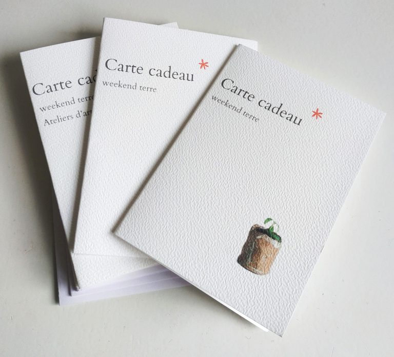 Cartes cadeaux weekend terre